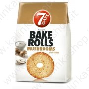 Crostini "7 Days - Bake rolls" con funghi e panna (80g)