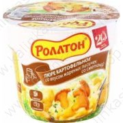 Пюре картофельное "Роллтон" со вкусом жареных лисичек со сметаной (40г)